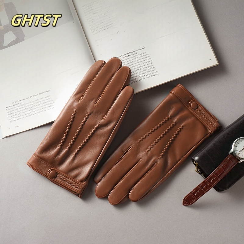 Leather Driving Glove - 2025 nuovi uomini guanti invernali in