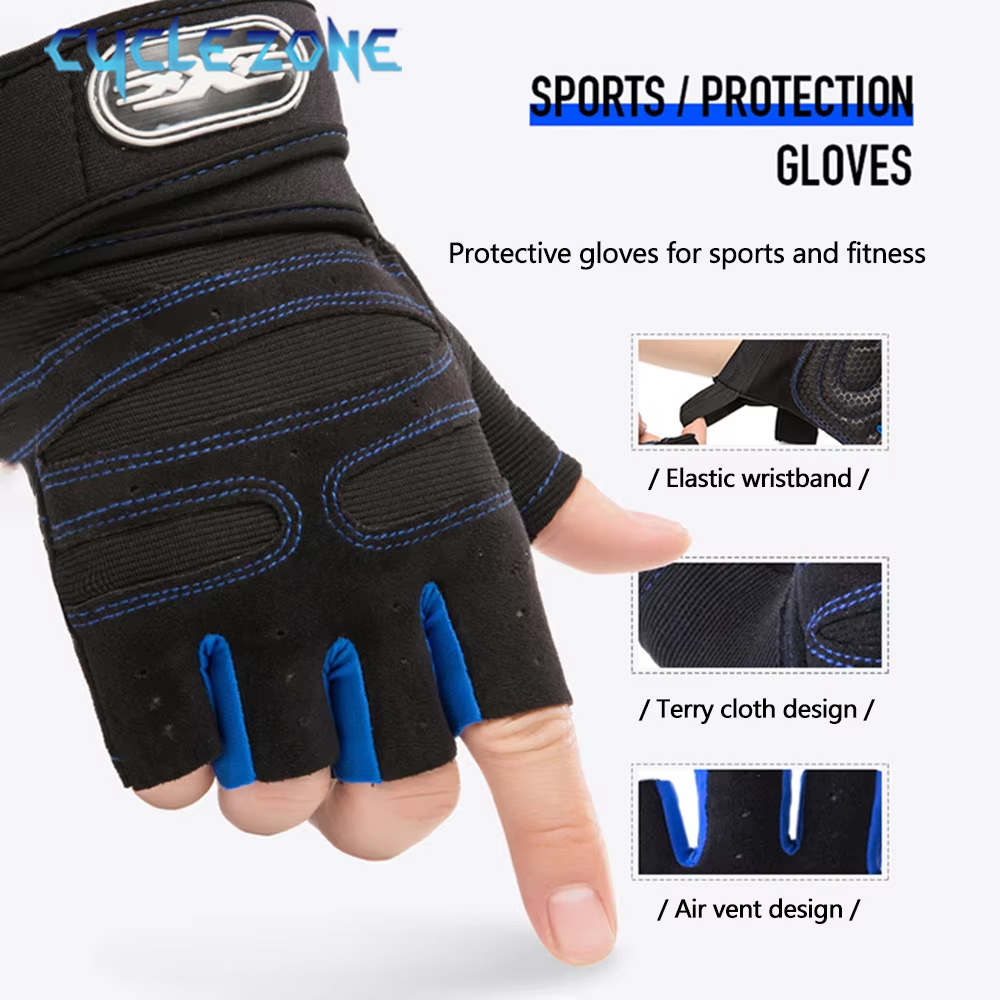 Workout Glove Gym - 3 Paia di Guanti da Ciclismo