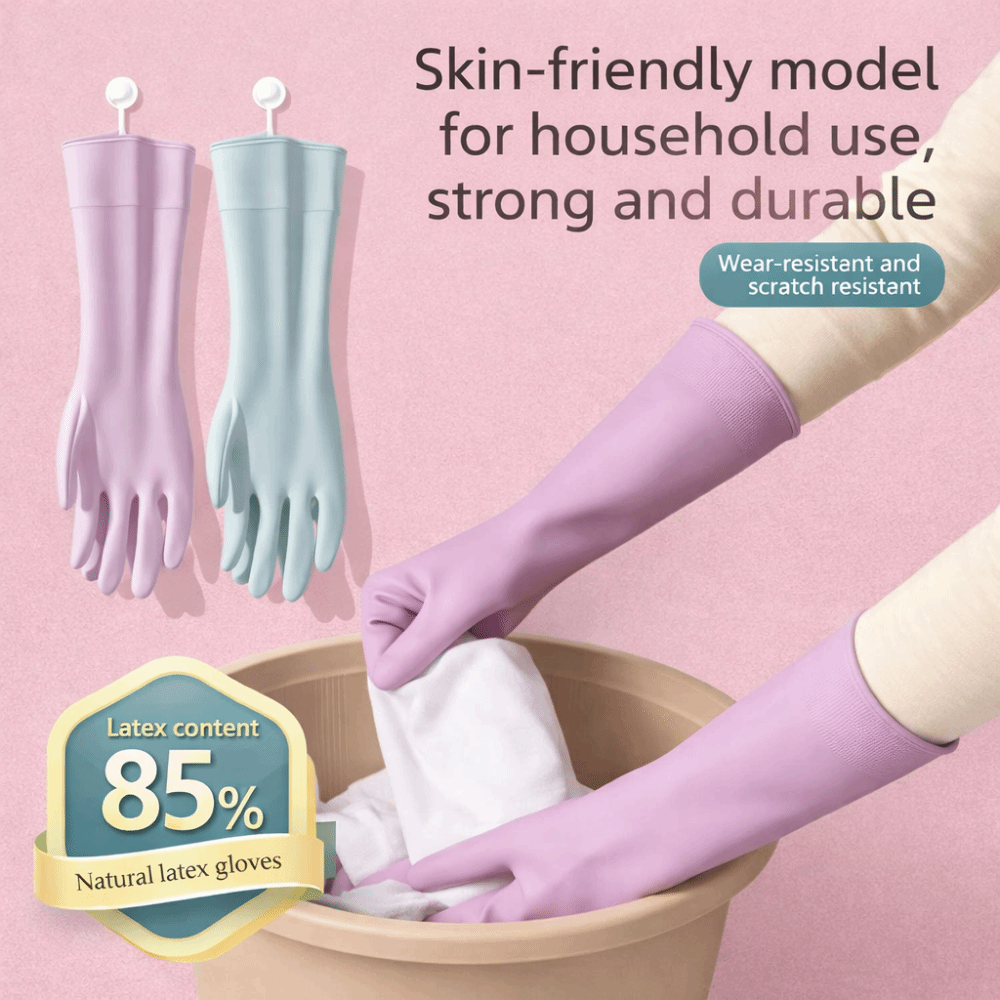 Dish Glove Rubber - Guanti in lattice per lavare i