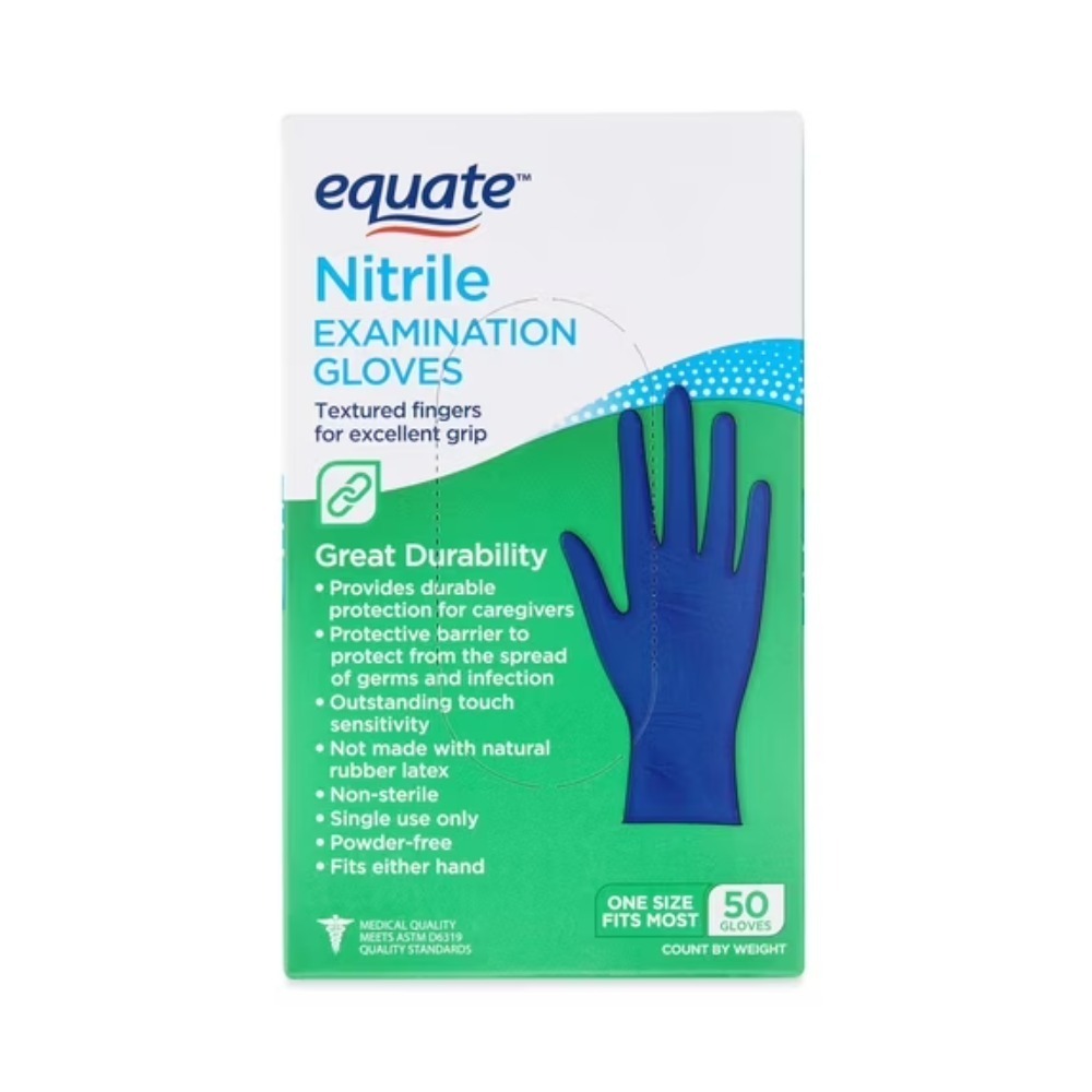 Exam Glove Nitrile - Guanti da Esame in Nitrile Equate,
