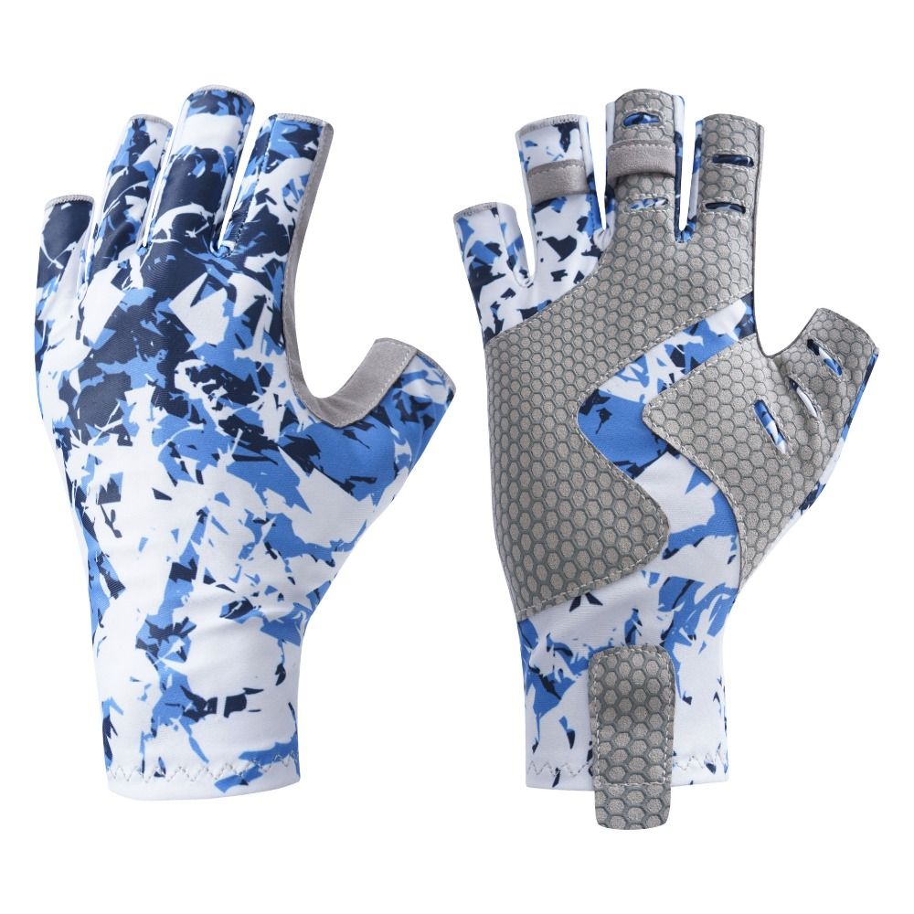 Fingerless Glove Knit - Guanti da Pesca Mezze Dita con