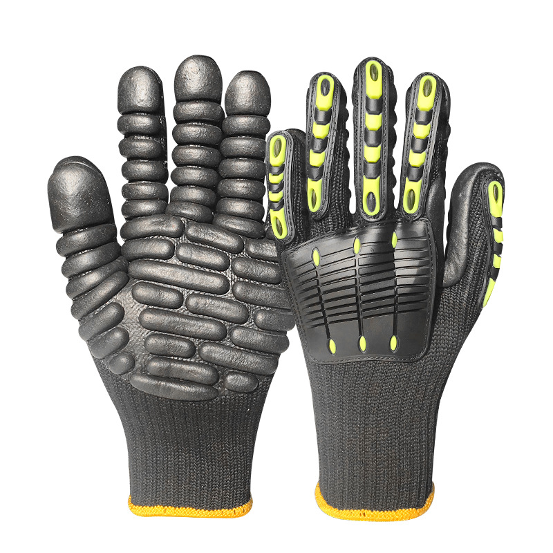 Work Glove Impact - Guanti di sicurezza professionali antivibranti per