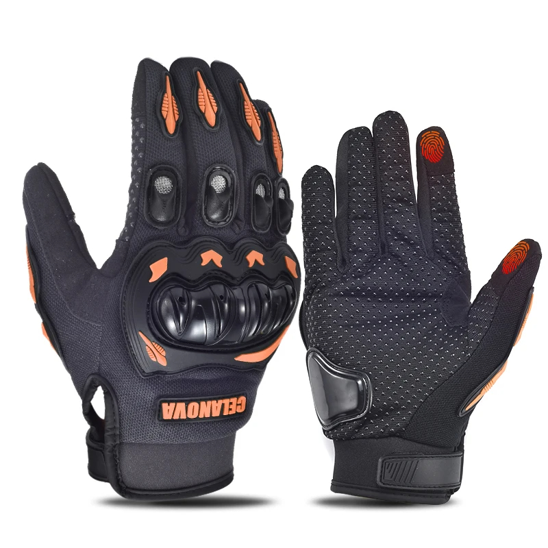 Motorcycle Glove Knuckle - Nuovi uomini guanti da moto da