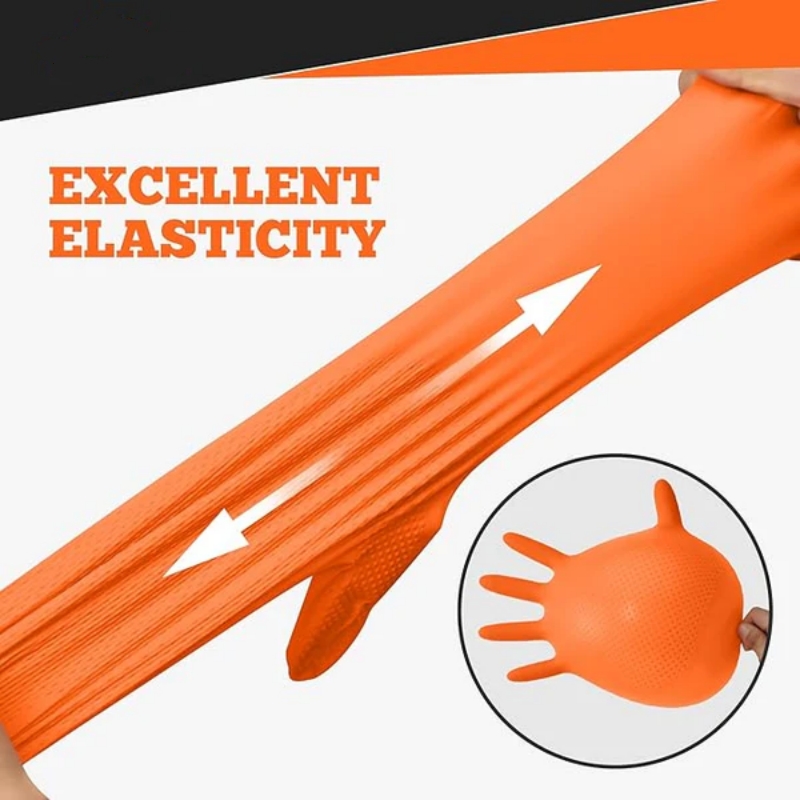 Guanti in Nitrile Arancioni Re - Nitrile Mechanic Glove recensione e prezzo