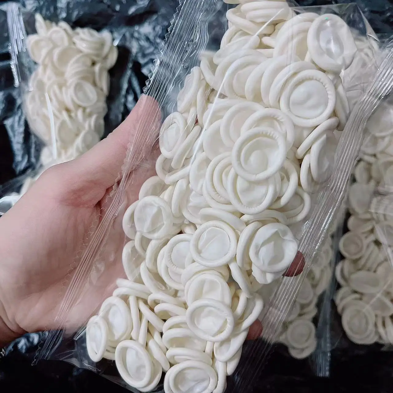 50-200pc antiscivolo dita cope - Rubber Glove Cleaning recensione e prezzo