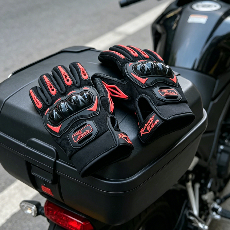 Guanti da moto da uomo estivi  - Motorcycle Glove Knuckle recensione e prezzo