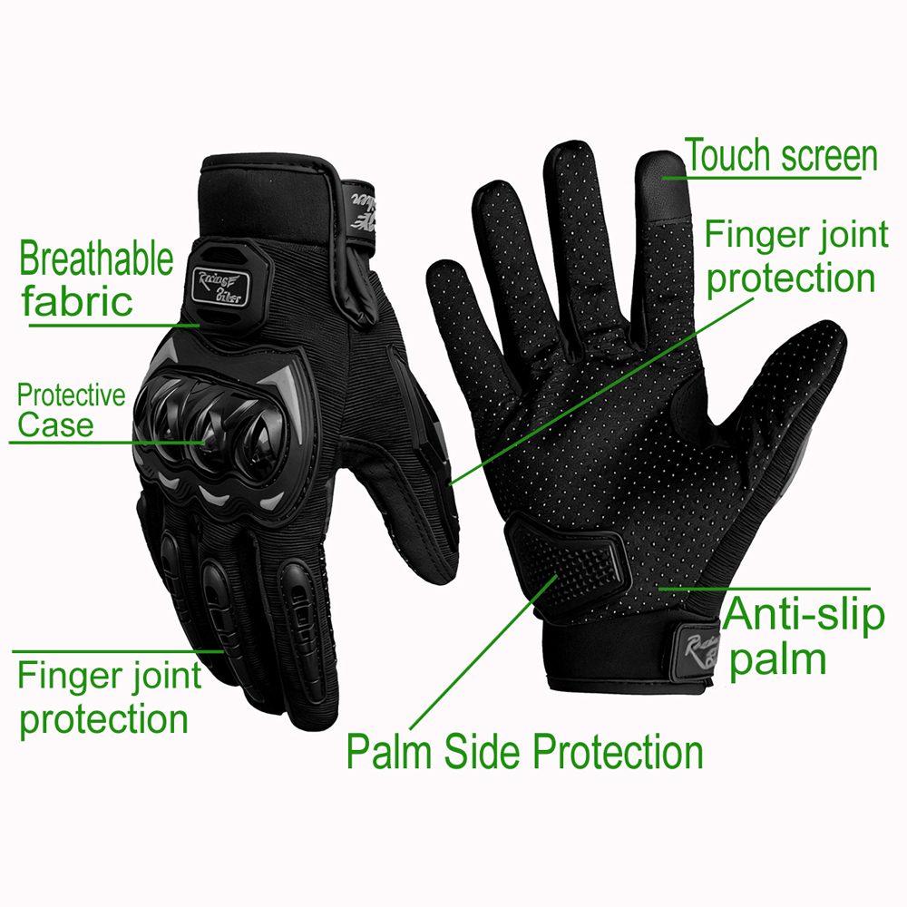 Guanti da moto da uomo estivi  - Motorcycle Glove Knuckle recensione e prezzo