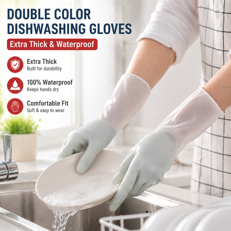 Guanti per Lavaggio Piatti in  - Dish Glove Rubber recensione e prezzo