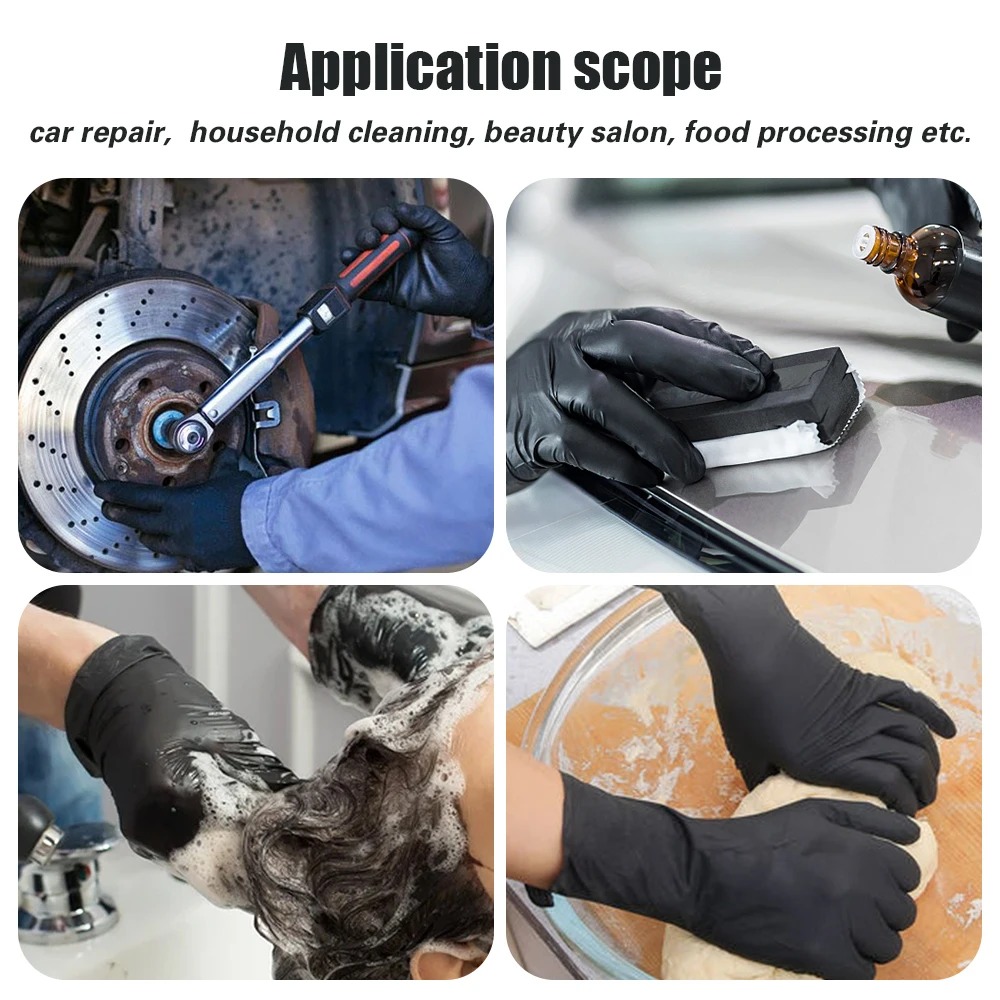 Guanti in Nitrile Neri Monouso - Nitrile Mechanic Glove recensione e prezzo