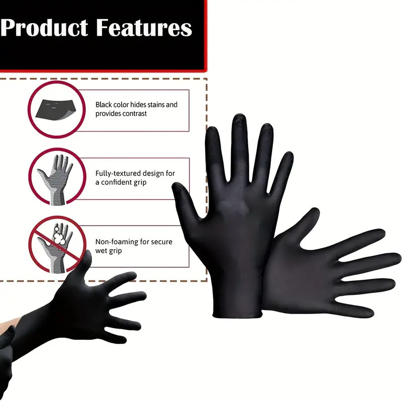 Guanti in Nitrile Neri Monouso - Nitrile Mechanic Glove recensione e prezzo