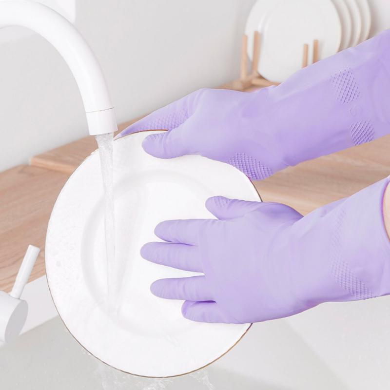 1 paio di guanti in lattice pe - Dish Glove Rubber recensione e prezzo