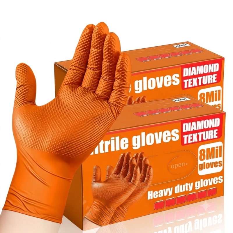 Guanti in Nitrile Arancioni Re - Nitrile Mechanic Glove recensione e prezzo