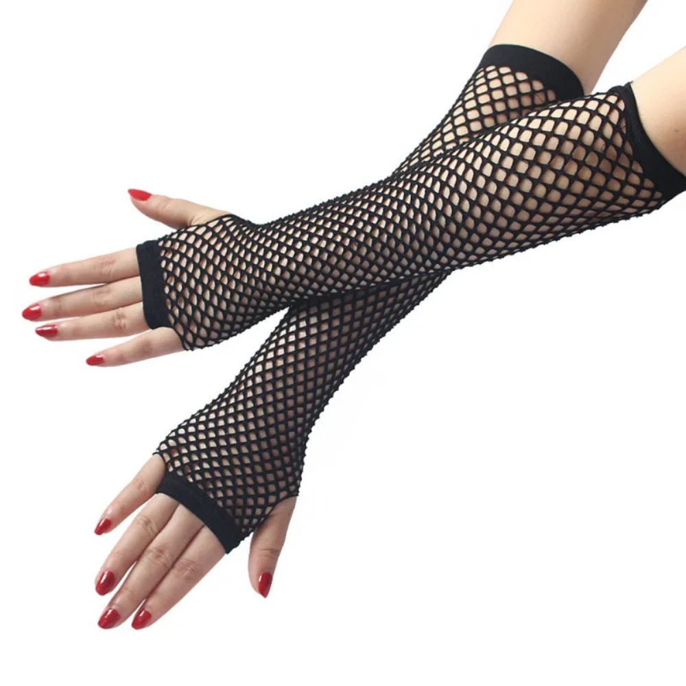 Guanti lunghi senza dita in re - Fingerless Glove Knit recensione e prezzo